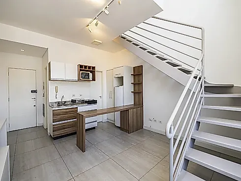 Duplex com Suíte e Closet no Centro de Curitiba | Sacada, Vaga e Lazer Completo - Apartamento em Centro, Curitiba - Foto 3