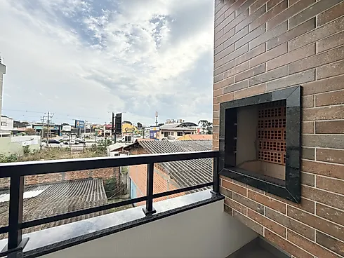 Apartamento Novo com 3 Quartos e Suíte à Venda em São José dos Pinhais | Sacada com Churrasqueira e Localização Privilegiada - Apartamento em São Cristóvão, São José dos Pinhais - Foto 4