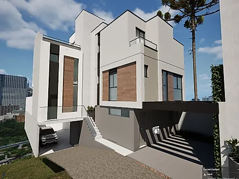 Sobrado Triplex no Água Verde com Terraço Privativo | Condomínio com Apenas 6 Casas - Casa em Água Verde, Curitiba - Foto 2