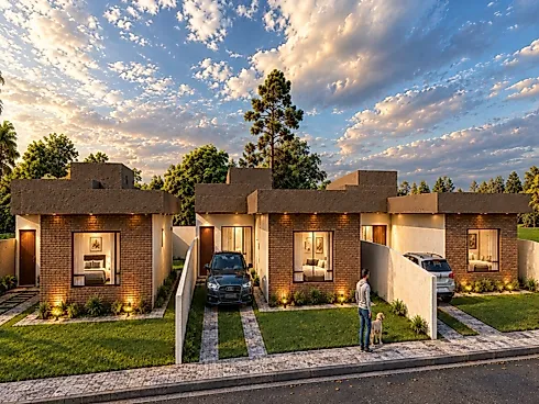 Casa com 3 Quartos e Suíte em Campo Largo | Quintal, Churrasqueira e 2 Vagas - Casa em Loteamento São Gerônimo, Campo Largo - Foto 2