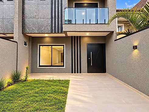 Sobrado à Venda no Portão, Curitiba: 205 M², 3 Quartos, Suíte com Closet, Terraço e 4 Vagas - Casa em Portão, Curitiba - Foto 3