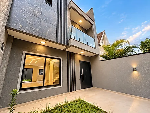 Sobrado à Venda no Portão, Curitiba: 205 M², 3 Quartos, Suíte com Closet, Terraço e 4 Vagas - Casa em Portão, Curitiba - Foto 2