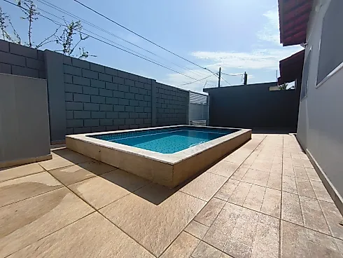 Casa com Piscina Apenas 600 Metros do Mar Bairro Cibratel Ii - Casa em Cibratel II, Itanhaém - Foto 3