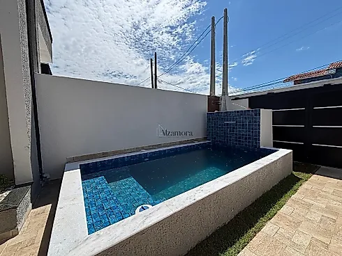 Casa com Piscina a 400 Metros da Praia - Casa em Cibratel II, Itanhaém - Foto 3