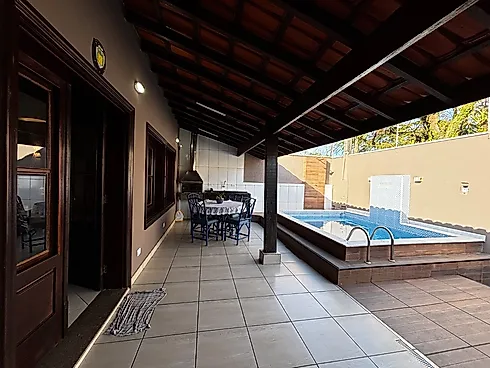 Sobrado com 5 Dormitórios e Piscina Perto da Praia - Casa em Cibratel 2, Itanhaém - Foto 3
