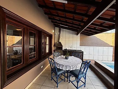 Sobrado com 5 Dormitórios e Piscina Perto da Praia - Casa em Cibratel 2, Itanhaém - Foto 4