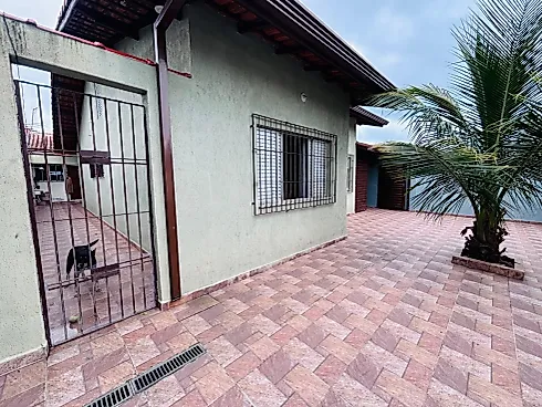 Casa com 03 Dormitórios + Edícula Apenas 50 Metros do Mar - Casa em Cibratel II, Itanhaém - Foto 4