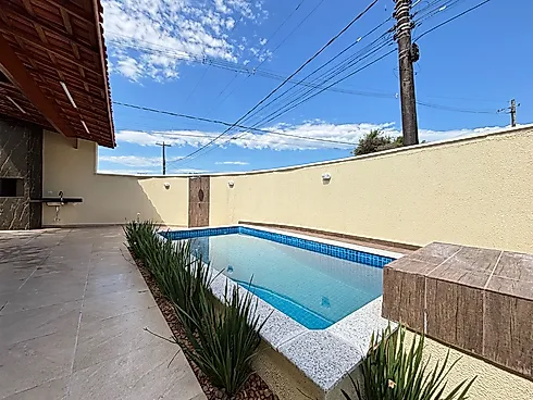 Casa com Piscina 600 Metros da Praia em Itanhaém SP - Foto 3