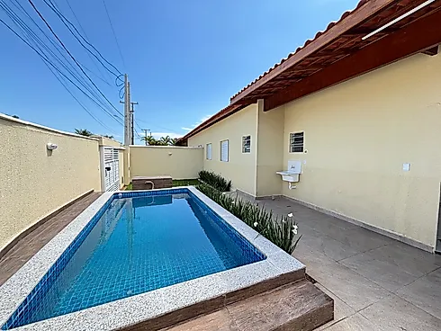 Casa com Piscina 600 Metros da Praia em Itanhaém SP - Foto 5