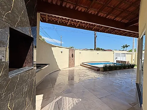 Casa com Piscina 600 Metros da Praia em Itanhaém SP - Foto 4