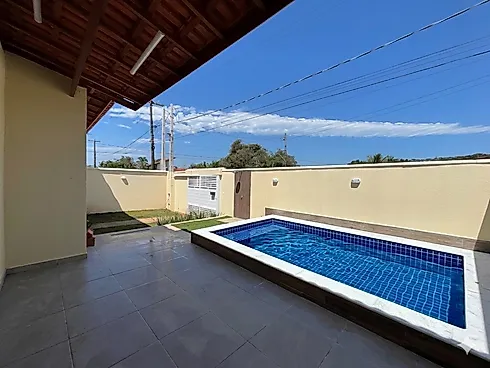 Casa com Piscina 600 Metros da Praia em Itanhaém SP - - Foto 4