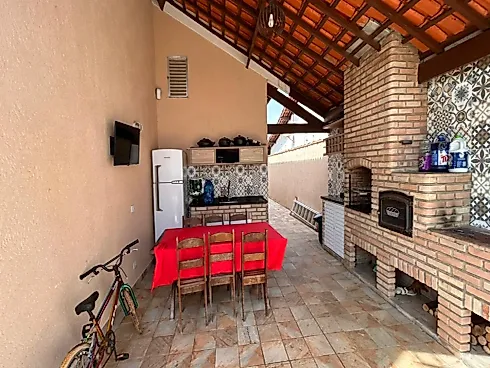 Casa com Piscina Poucos Passos do Mar Bairro Cibratel Ii Itanhaém -SP - Foto 8