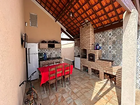 Casa com Piscina Poucos Passos do Mar Bairro Cibratel Ii Itanhaém -SP - Foto 9