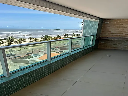 Apartamento Frente Praia, com Vista Frontal para o Mar em Itanhaém. - Foto 13