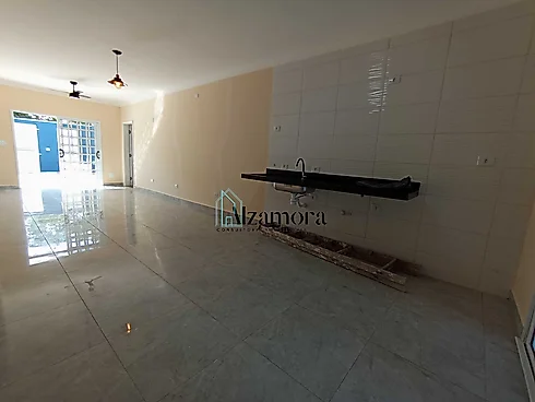 Casa Nova com Piscina Grande  e 03 Suítes Próxima ao Mar Jd Jamaica Itanhaém -SP - Foto 8