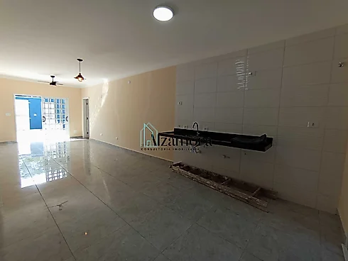 Casa Nova com Piscina Grande  e 03 Suítes Próxima ao Mar Jd Jamaica Itanhaém -SP - Foto 9
