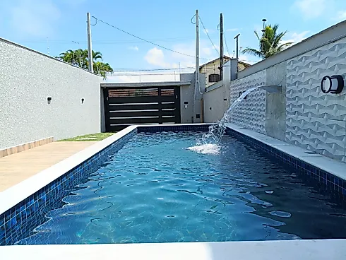 Casa Moderna e Completa a 600 Metros do Mar - Casa em Cibratel 2, Itanhaém - Foto 2