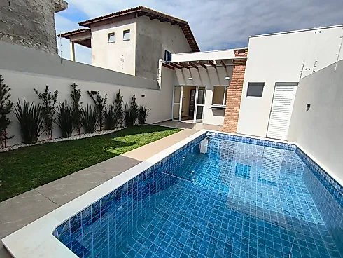 Casa Nova para Venda com Piscina no Bairro Gaivota em Itanhaém -SP - Casa em Cibratel II, Itanhaém - Foto 3