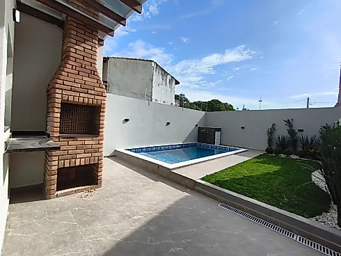 Casa Nova para Venda com Piscina no Bairro Gaivota em Itanhaém -SP - Casa em Cibratel II, Itanhaém - Foto 4