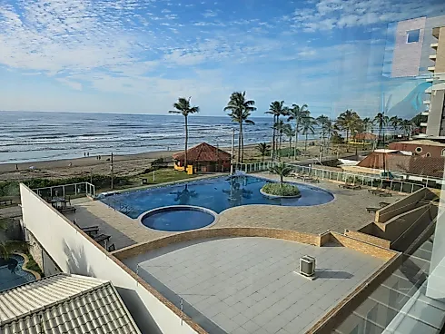 Apartamento Frente Mar no Centro de Itanhaém. - Apartamento em Centro, Itanhaém - Foto 1
