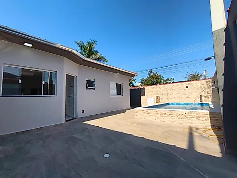 Casa Nova com Piscina Bairro Campos Eliseos Itanhaém -SP - Casa em Cibratel II, Itanhaém - Foto 1
