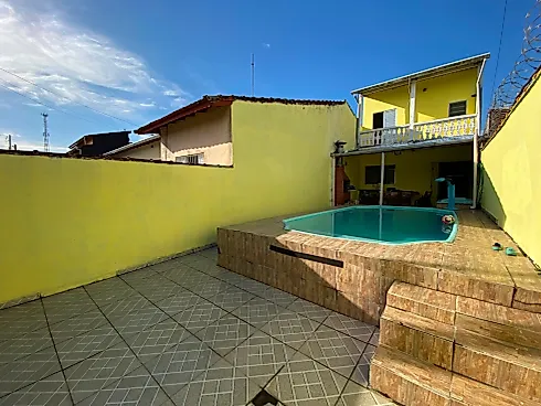 Casa 4 Quartos com Piscina - Belas Artes - Casa em Belas Artes, Itanhaém - Foto 1