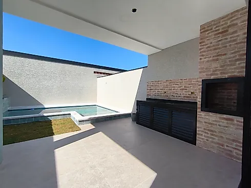 Casa Nova Lado Praia com Piscina Jd Grandesp Itanhaém -SP - Casa em Cibratel II, Itanhaém - Foto 3