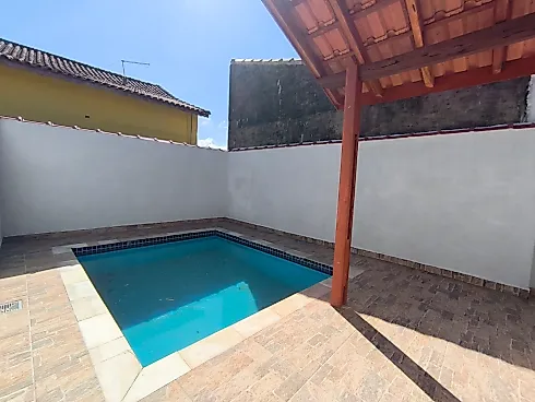 Casa Nova com Piscina Lado Praia Jd Grandesp Itanhaém -SP - Casa em Cibratel II, Itanhaém - Foto 3
