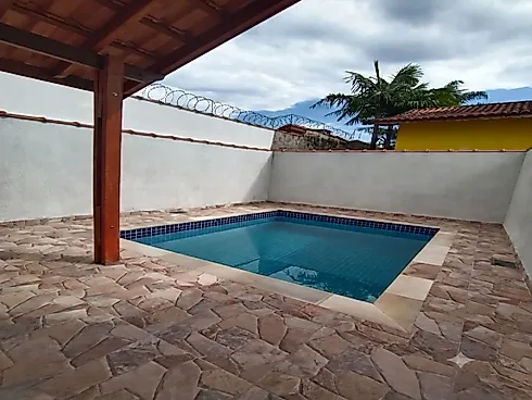 Casa Nova com Piscina Lado Praia Jd Grandesp Itanhaém -SP - Cópia #983 - Casa em Cibratel II, Itanhaém - Foto 3
