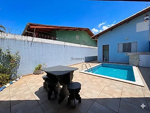 Casa com Piscina a Venda, Lado Praia em Itanhaém. - Casa em Jardim Grandesp, Itanhaém - Foto 3