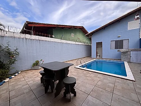 Casa com Piscina a Venda, Lado Praia em Itanhaém. - Casa em Jardim Grandesp, Itanhaém - Foto 5