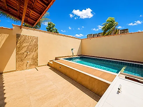 Casa com Piscina e 3 Dormitórios em Itanhaém SP - Casa em Cibratel, Itanhaém - Foto 3