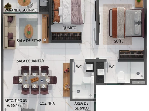 Apartamento 2 Quartos no Res. Bancarios - Jardim São Paulo - Foto 18