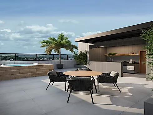 Cobertura 2 Quartos com 1 Suíte e 53m² - Ernesto Geisel - Foto 6