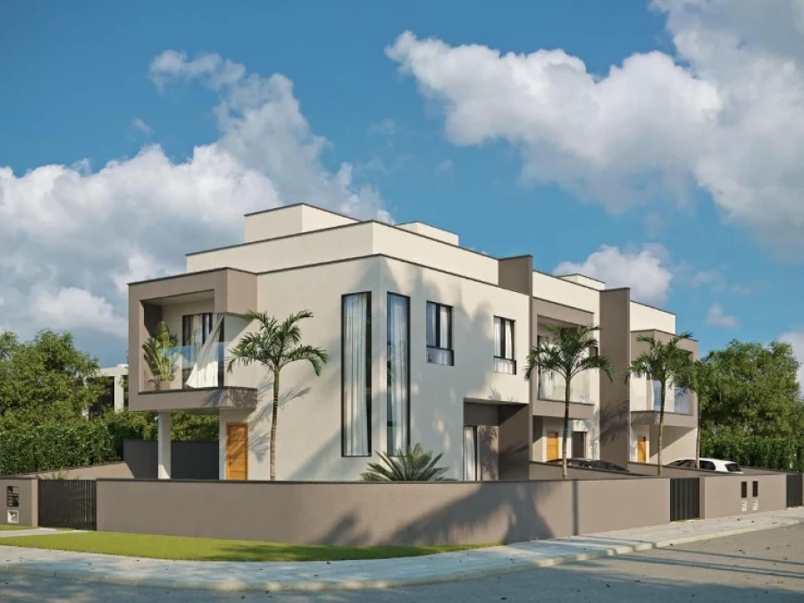 Sobrado Geminado em Forquilhas, São José. 3 quartos, 110m². Imagem 1 de 4