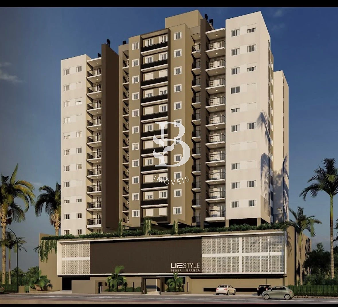 Apartamento em Pedra Branca, Palhoça. 2 quartos, 57m². Imagem 1 de 21