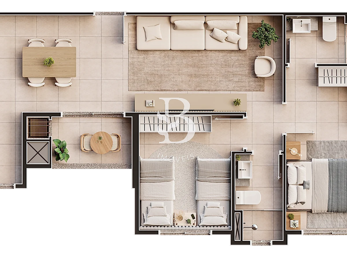 Apartamento em Pagani, Palhoça. 2 quartos, 60m². Imagem 26 de 27