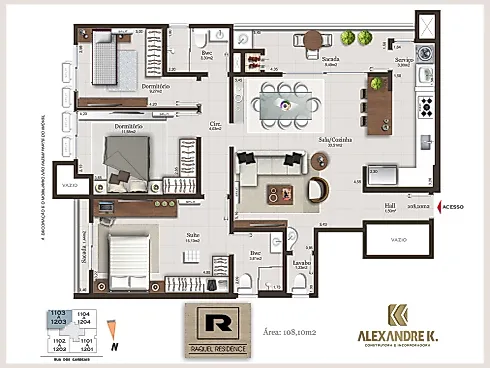 3 Dorms com Suite - Pedra Branca - ao Lado do Passeio - Foto 18