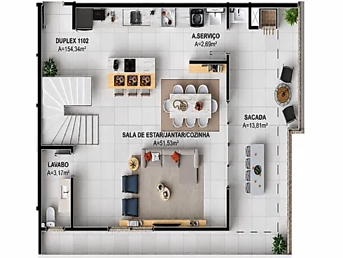 Apartamento 3 Quartos no Residencial Villagio Di Genova - Pagani - Foto 14