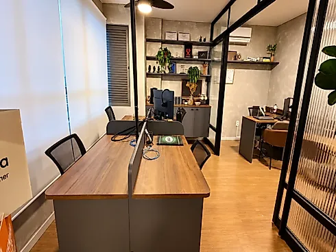 Escritório/Sala Comercial 100% Mobiliado - Foto 2