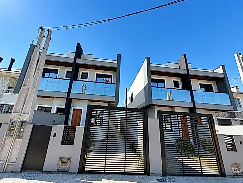 Sobrado Geminado 3 Quartos com 1 Suíte e 127m² - Nova Palhoça - Foto 1