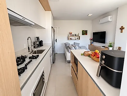 Apartamento 100% Mobiliado no Garden Club Residence I – Pedra Branca, Palhoça - Foto 5