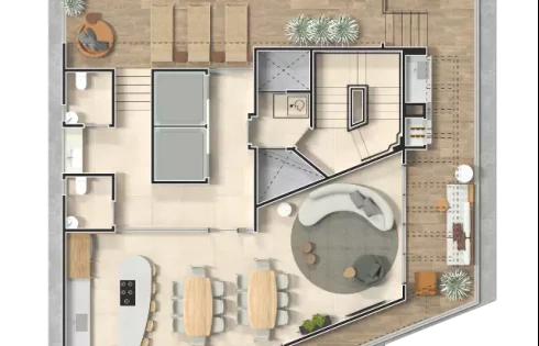 Apartamento 2 Quartos 82m² 1 Suíte no Royal Tower - Pagani - Foto 8
