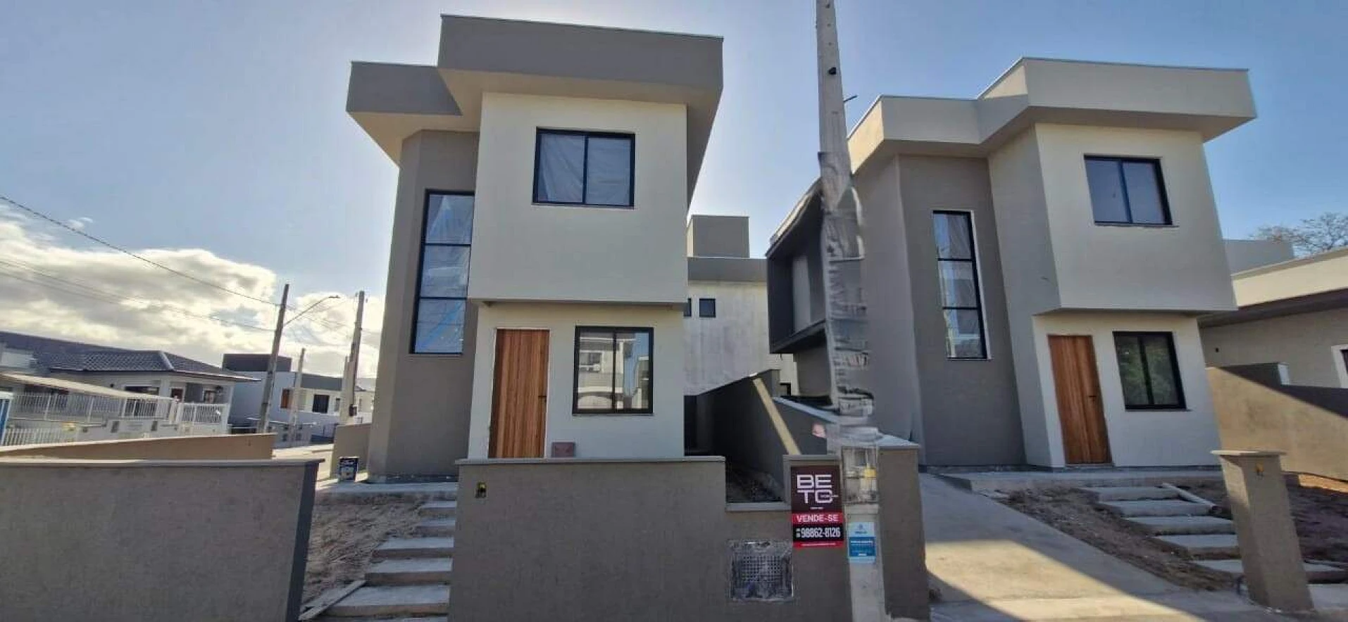 Excelentes Casas Duplex com 2 Suítes, em Palhoça, SC