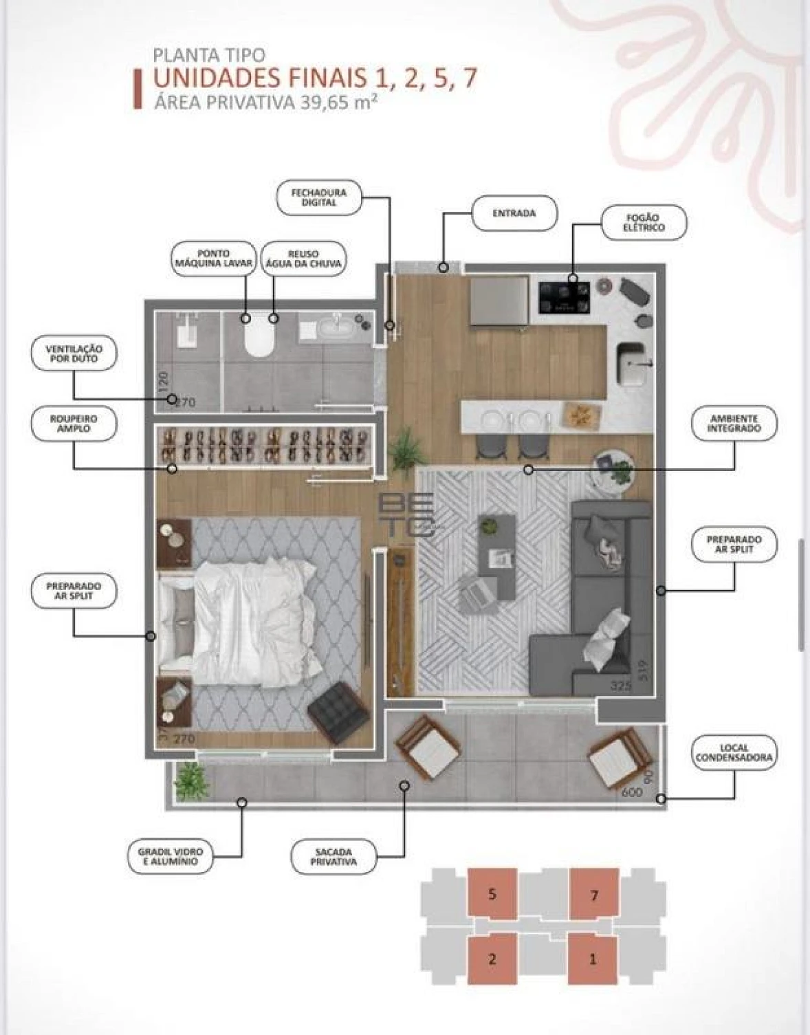 Apartamento em Pedra Branca, Palhoça