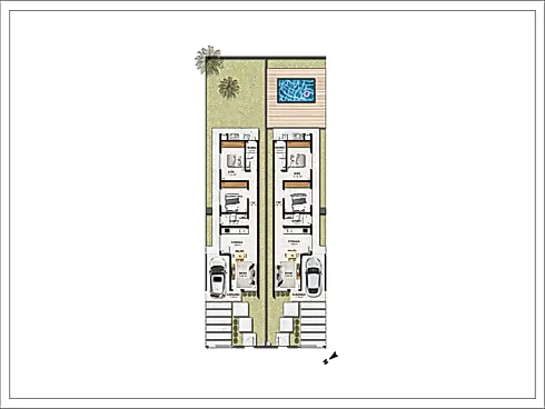 Casa geminada em Alto Aririú, Palhoça