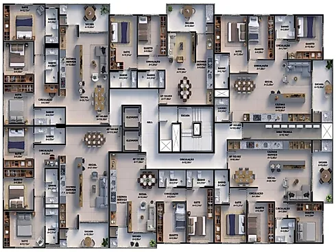 Apartamento 3 Quartos com 2 Suítes e 107m² - Pedra Branca - Foto 15