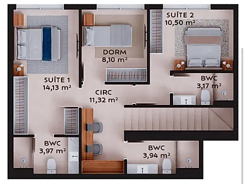 Apartamento em Pedra Branca, Palhoça