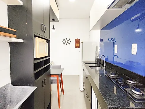 Apartamento 1 Dormitório Mobiliado Próximo a Unisul - Foto 4