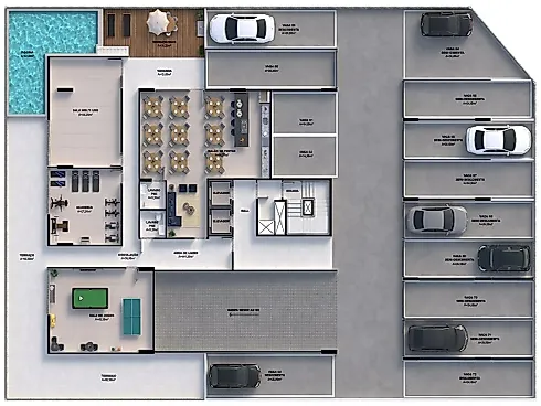 Apartamento com 3 Quartos no Carmel Residence – Pedra Branca - Foto 12